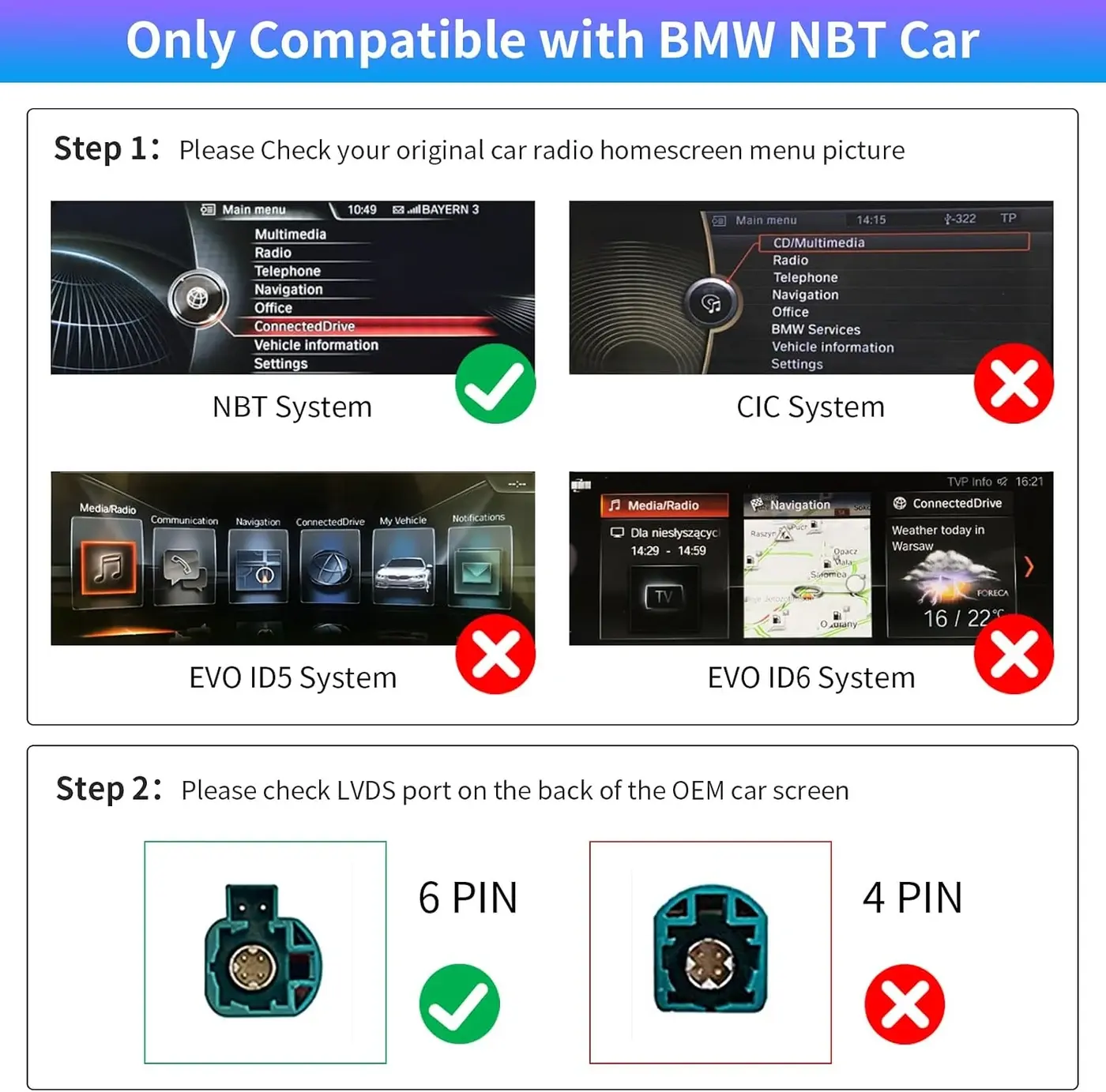 Road Top — BMW Série 1/3/4 et autres BMW NBT 2012–2016