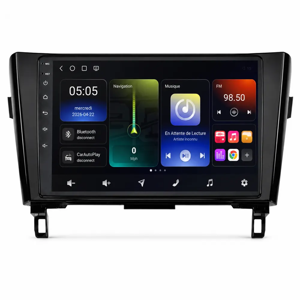 Autoradio Android 10,1″ pour Nissan X-Trail T32 (2014–2021) · vue 6