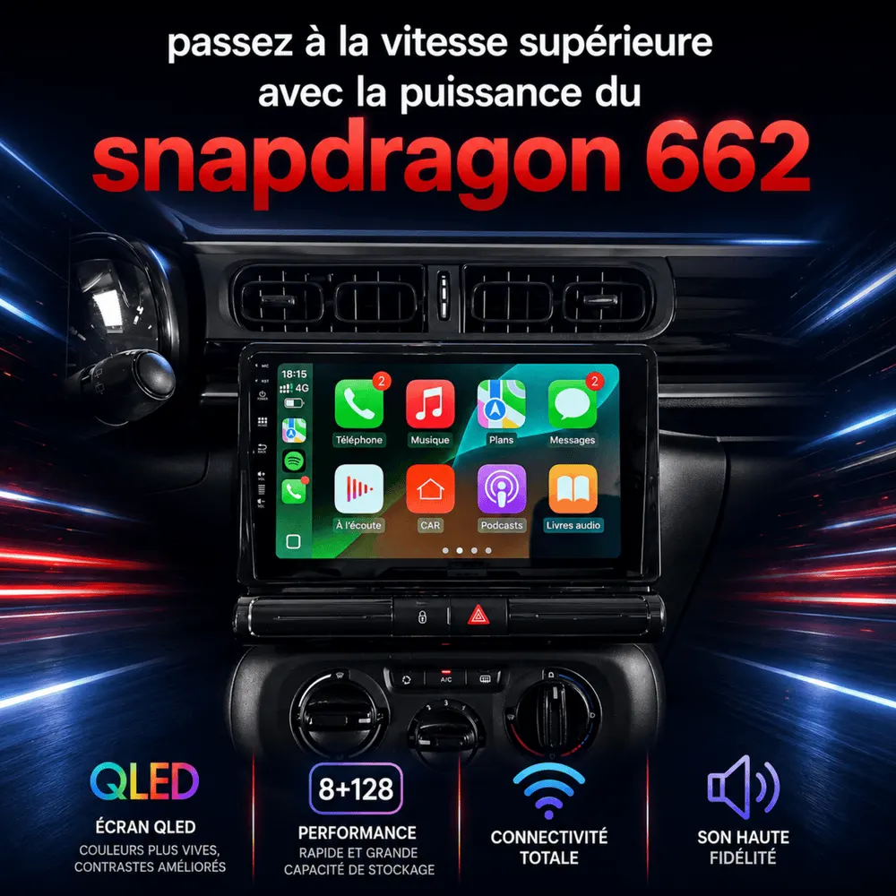 Autoradio Android 9″ pour Citroën C3 Aircross