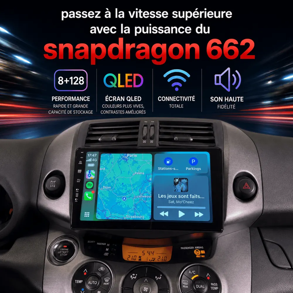 Autoradio Android 9″ pour Toyota RAV4