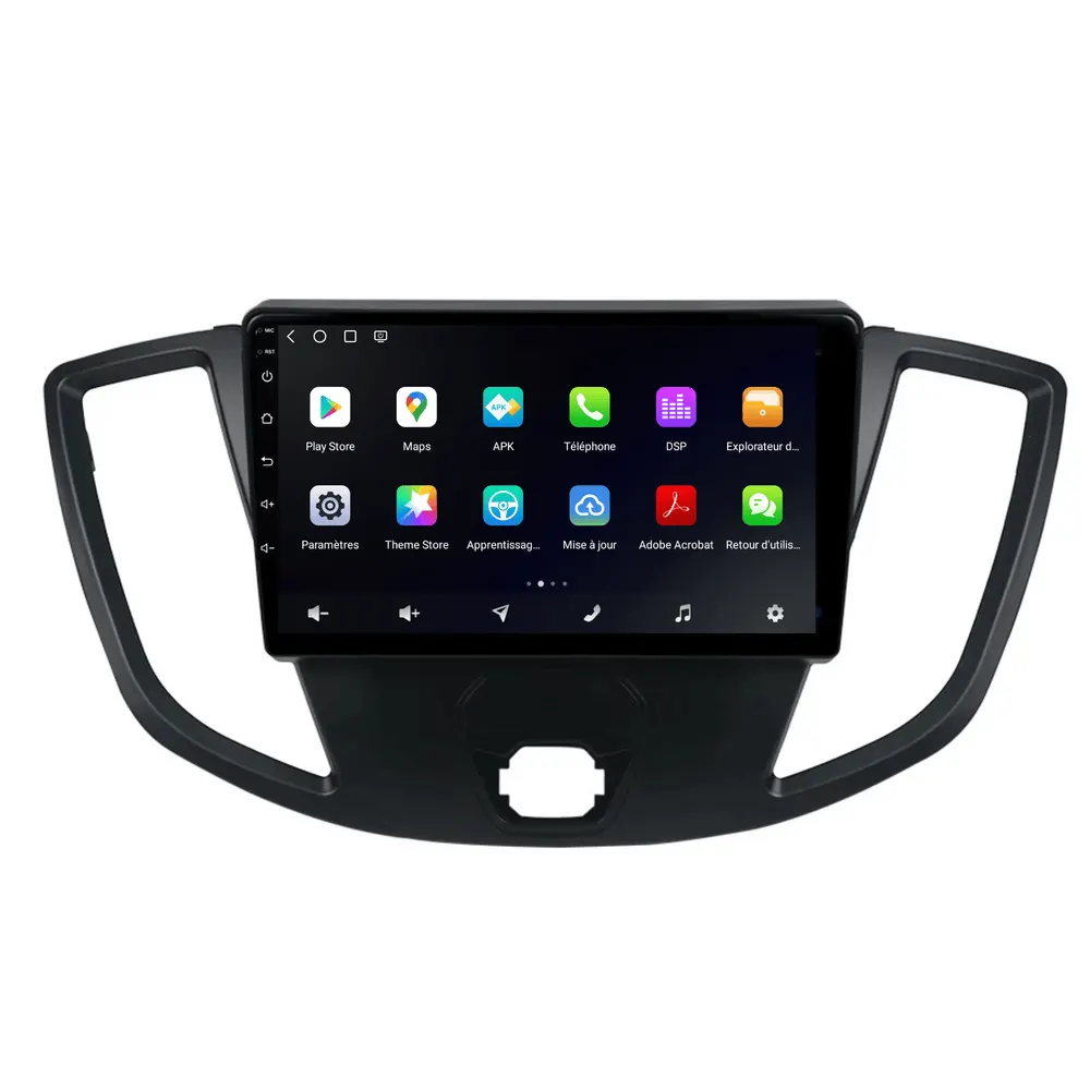 Autoradio Android 9″ pour Ford Transit (2014–2018) · vue 2
