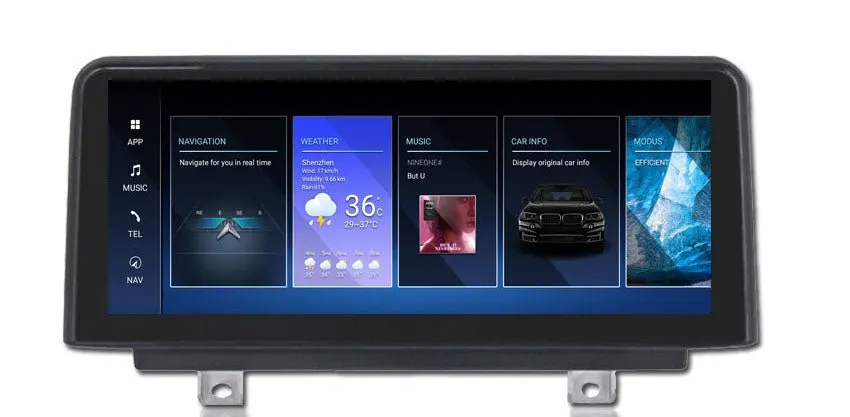 Écran Android 10,25″ pour BMW Série 3 F30 · EVO (À partir de 2017) · vue 2