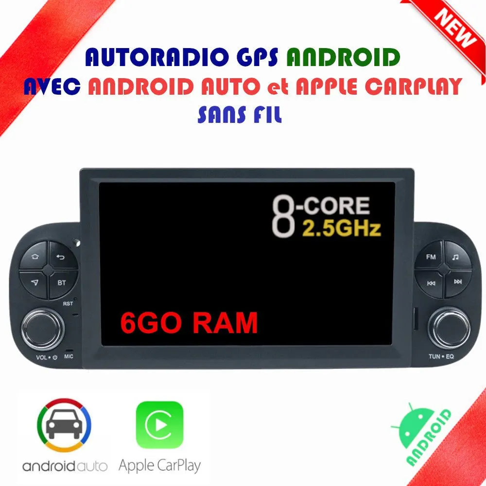 Autoradio Android 7″ pour Fiat Panda III/Pandina