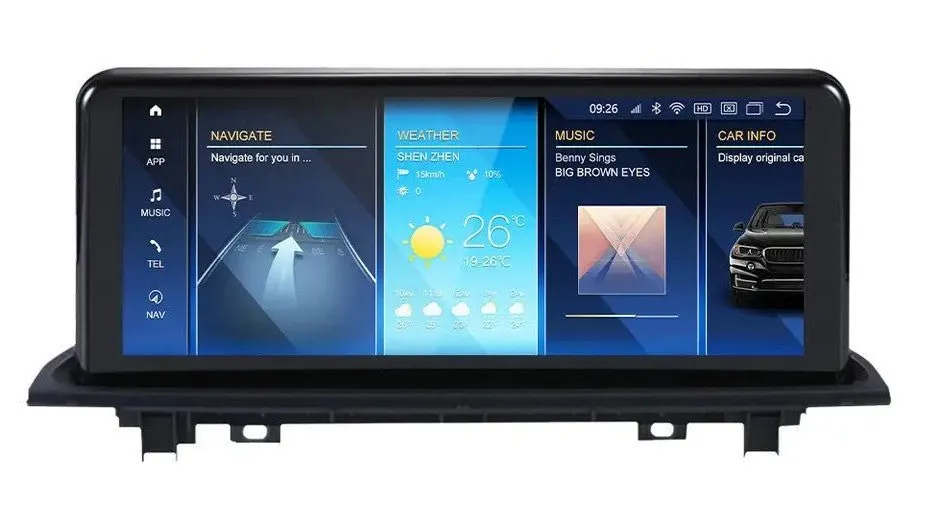 Écran Android 10,25″ pour BMW X1 F48 · NBT (2015–2017) · vue 5