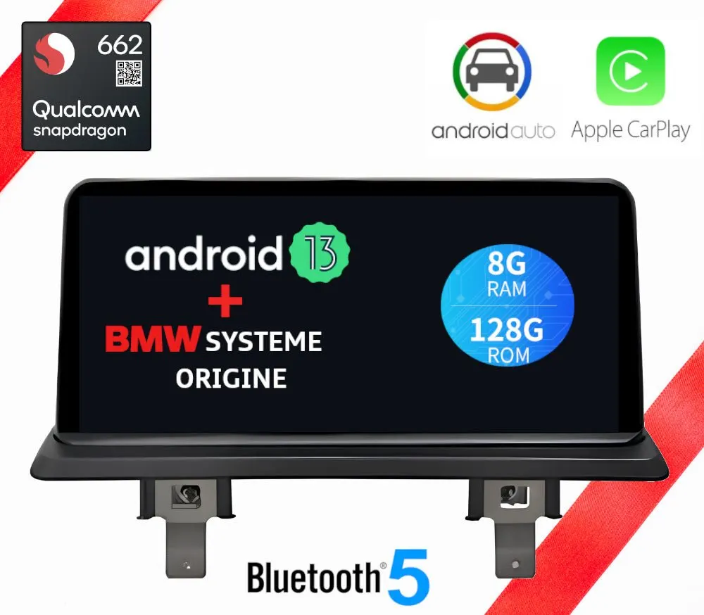 Écran Android 10,25″ pour BMW Série 1 E87, E81, E82 / E88