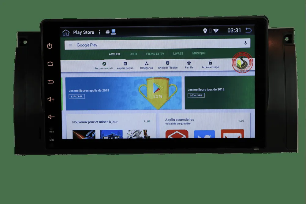 Autoradio Android 9″ pour BMW Série 7 E38 (1999–2001) · vue 5