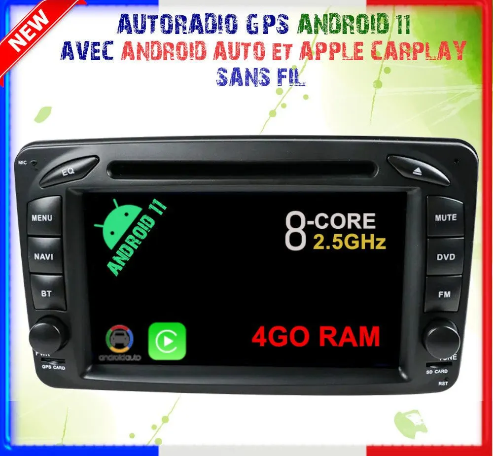 Autoradio Android pour Mercedes Benz Classe C W203