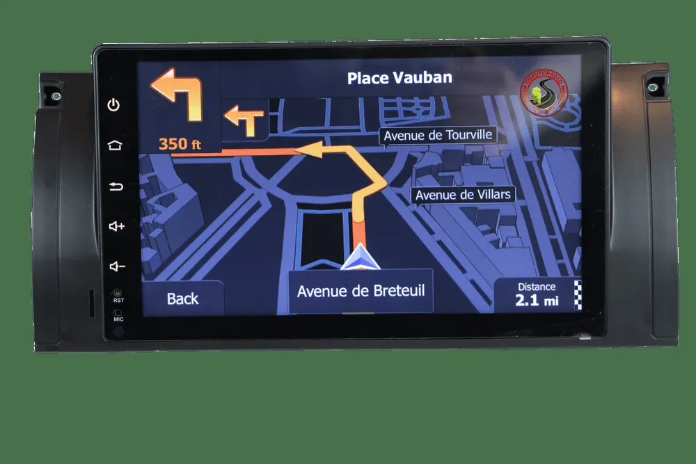 Autoradio Android 9″ pour BMW Série 7 E38 (1999–2001) · vue 2