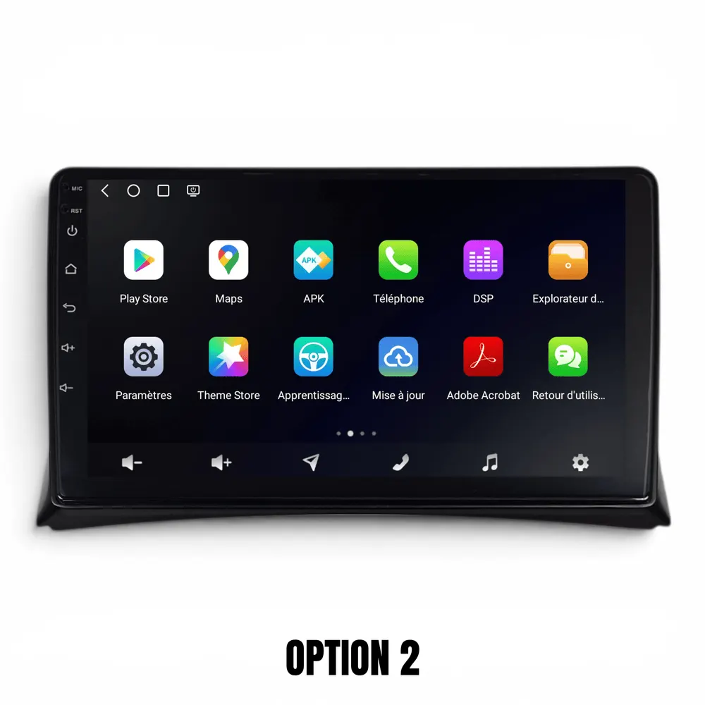 Autoradio Android 9″ pour Volkswagen Multivan/Transporter/Caravelle T5 (2003–2015) · vue 3