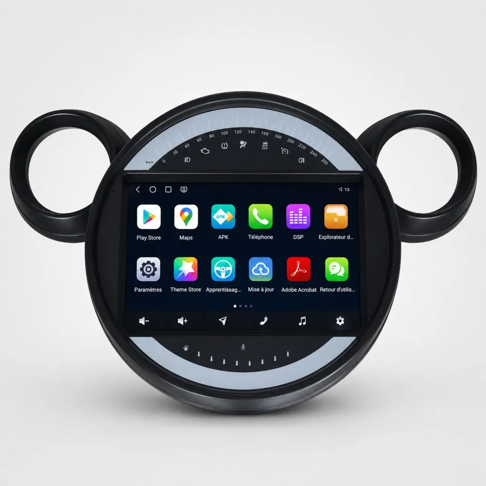 Autoradio Android 9″ pour Mini Paceman R61 (2013–2017) · vue 2