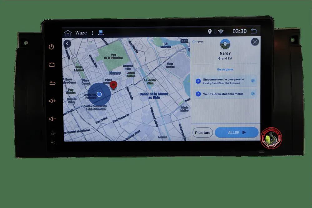 Autoradio Android 9″ pour BMW Série 7 E38 (1999–2001) · vue 3
