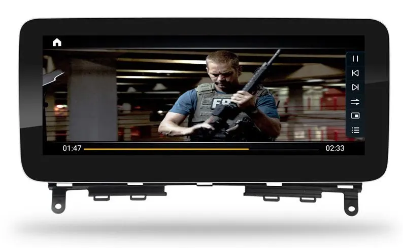 Écran Android 10,25″ pour Mercedes Classe C W204 (2007–2010) · vue 4