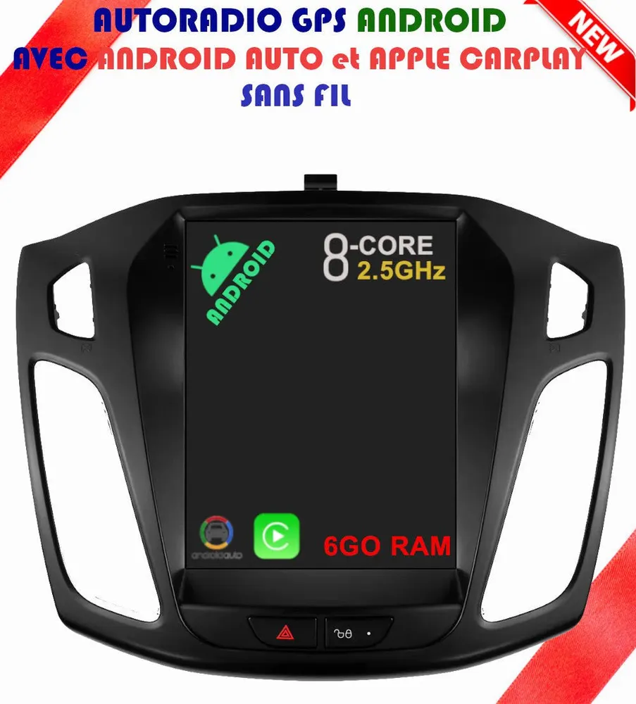 Autoradio Android 9,7″ pour Ford Focus III