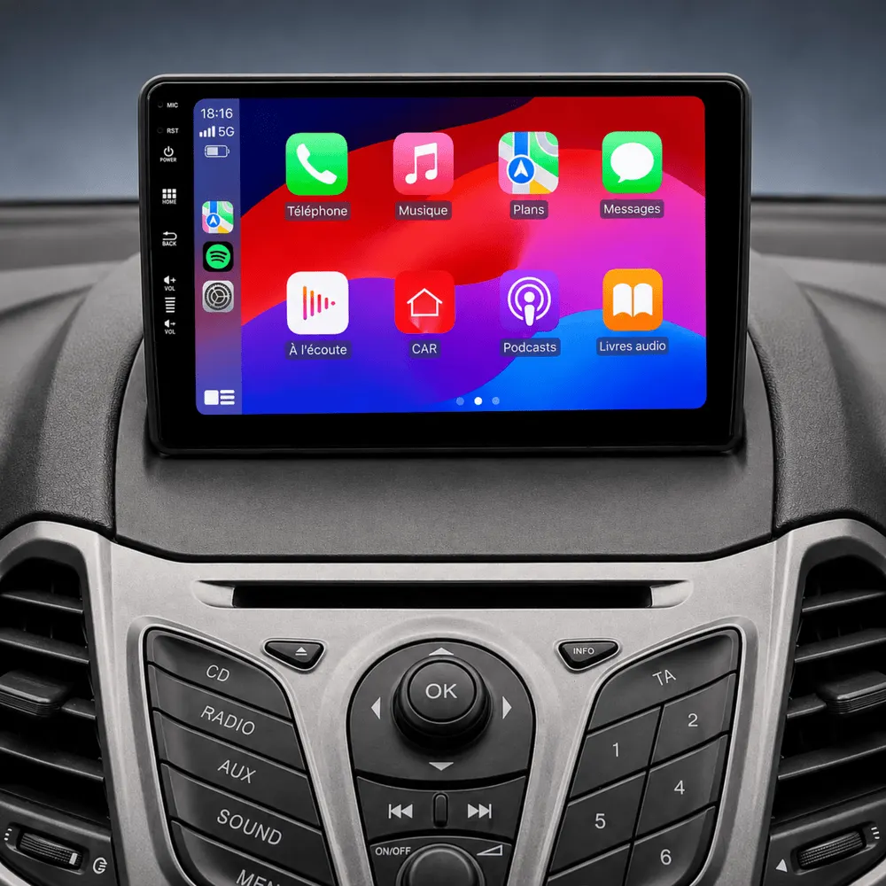 Autoradio Android 9″ pour Ford Fiesta (2008–2017) · vue 6