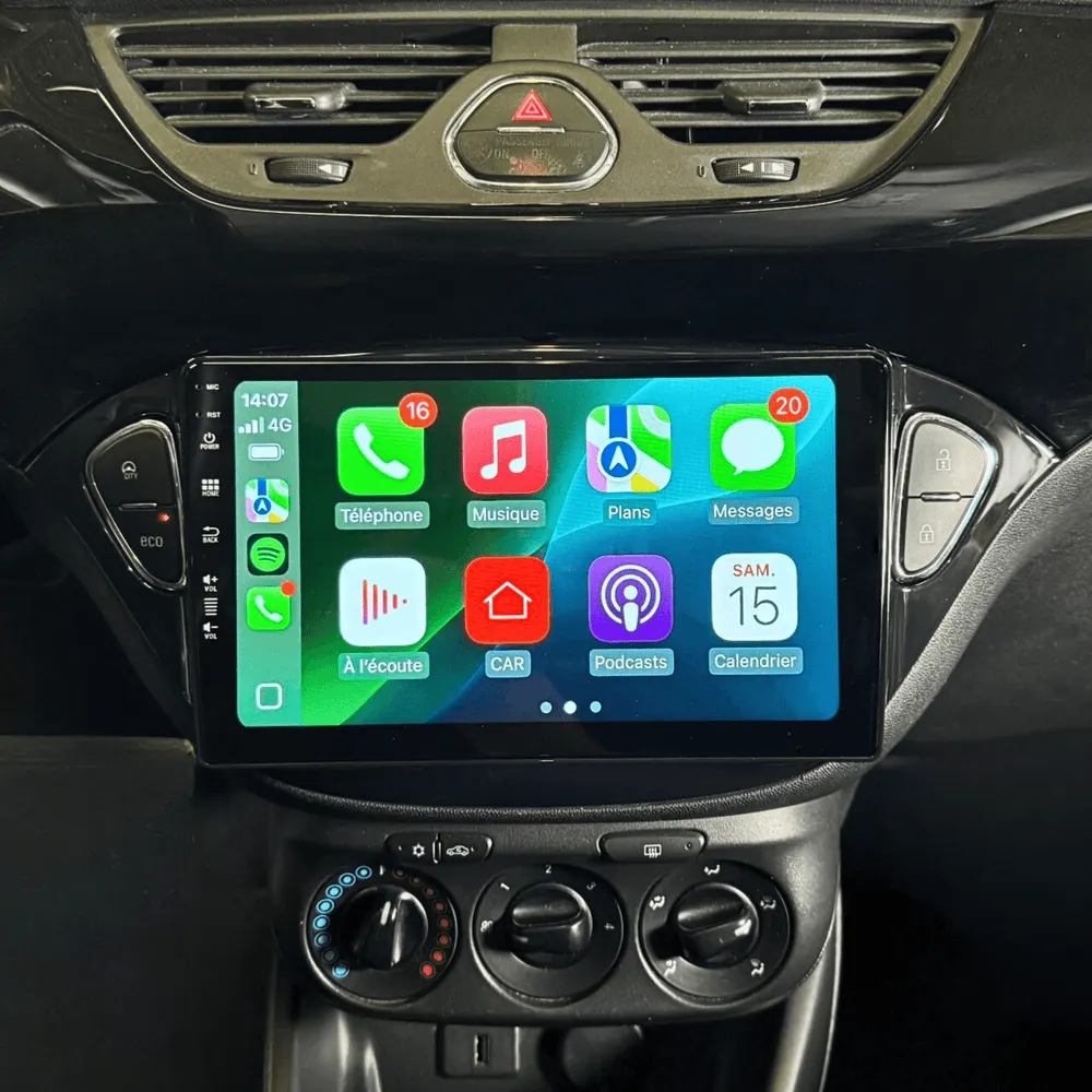 Autoradio Android 9″ pour Opel Corsa E (2015–2019) · vue 5