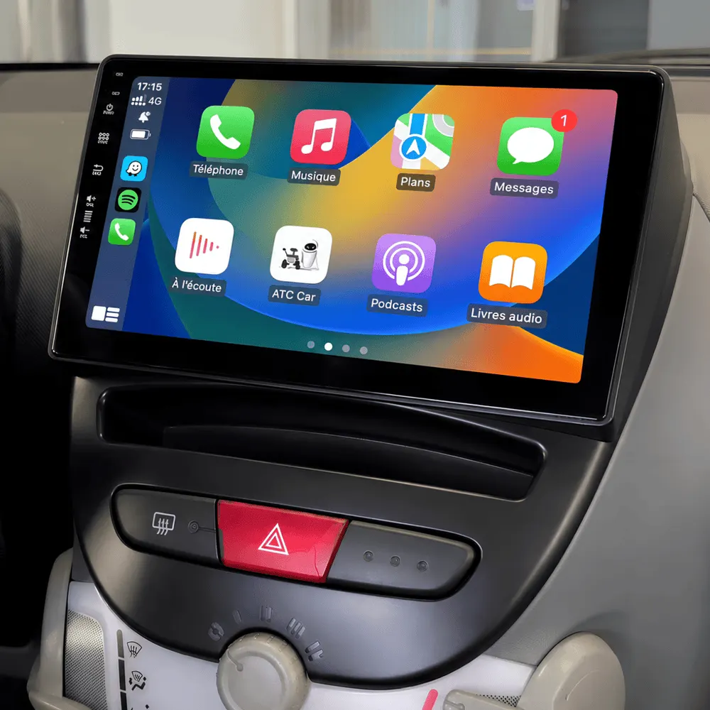 Autoradio Android 10,1″ pour Citroën C1 (2005–2014) · vue 5