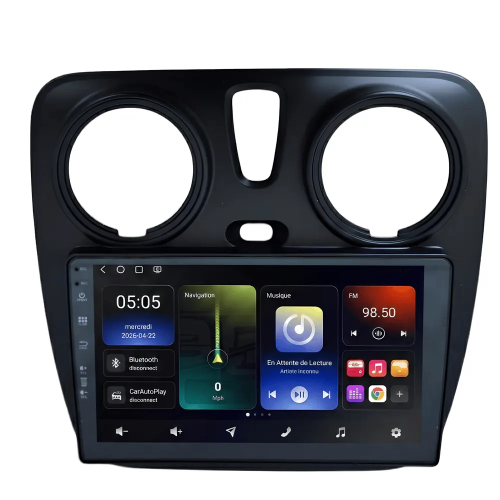 Autoradio Android 9″ pour Dacia Dokker (2012–2020) · vue 2