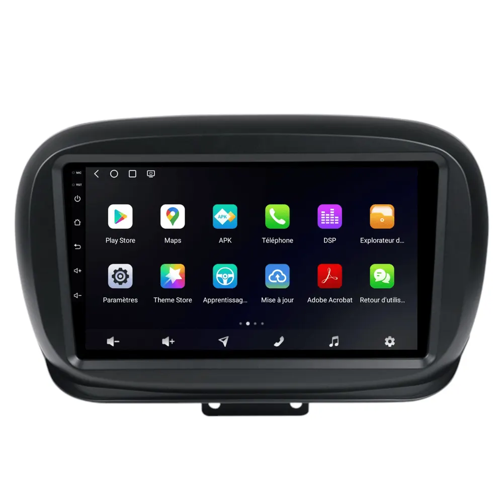 Autoradio Android 9″ pour Fiat 500X (À partir de 2014) · vue 2