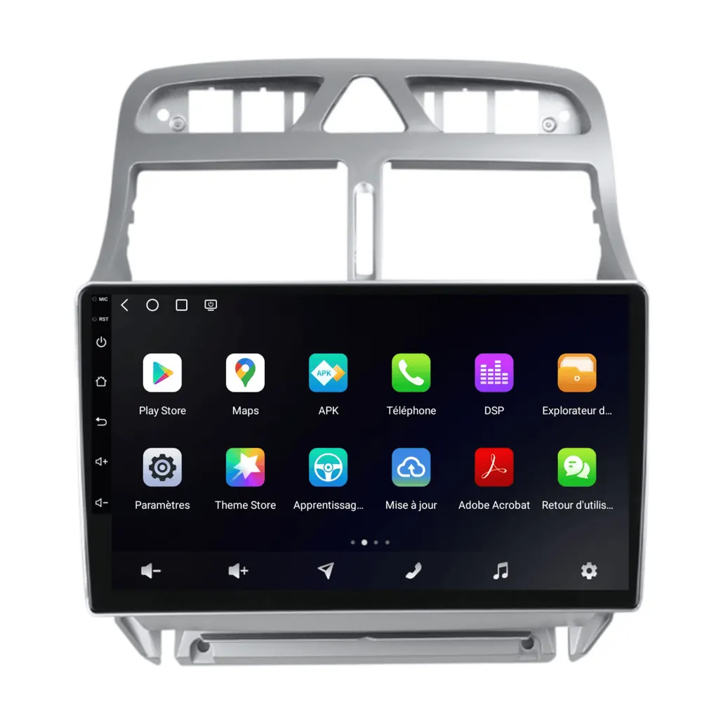 Autoradio Android 9″ pour Peugeot 307 (À partir de 2001) · vue 2