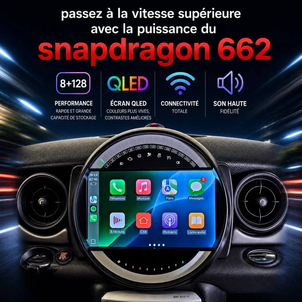 Autoradio Android 9″ pour Mini Clubman