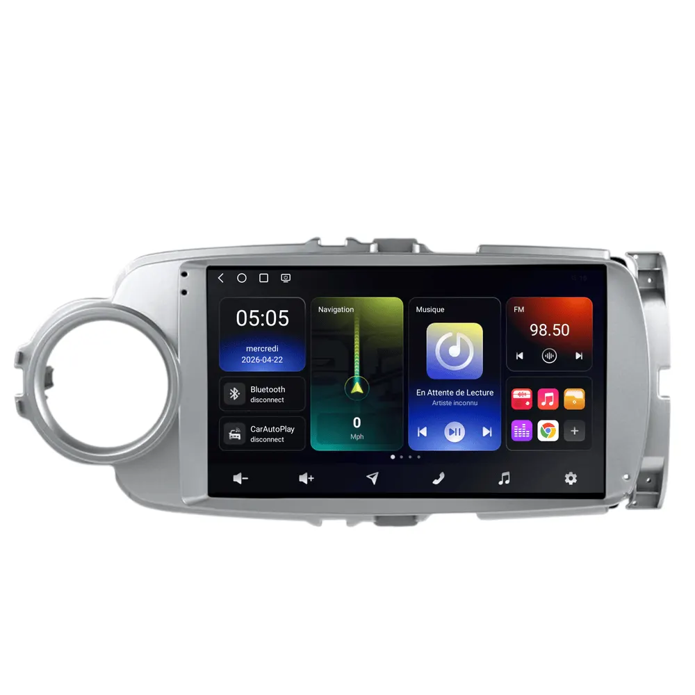 Autoradio Android 9″ pour Toyota Yaris (2011–2020) · vue 6