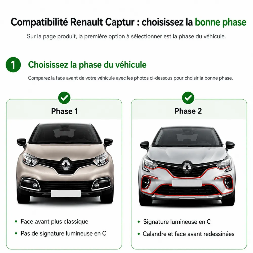 Autoradio Android 9″ pour Renault Captur I (2013–2019) · vue 5