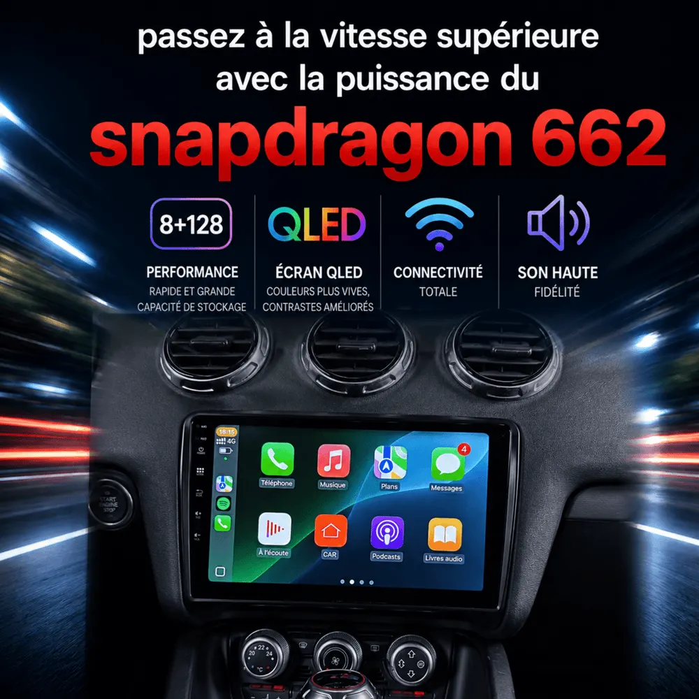 Autoradio Android 9″ pour Audi TT MK2