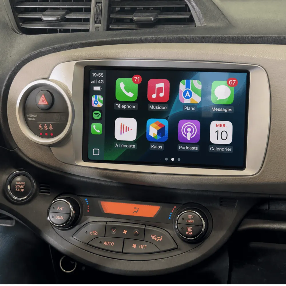 Autoradio Android 9″ pour Toyota Yaris (2011–2020) · vue 5