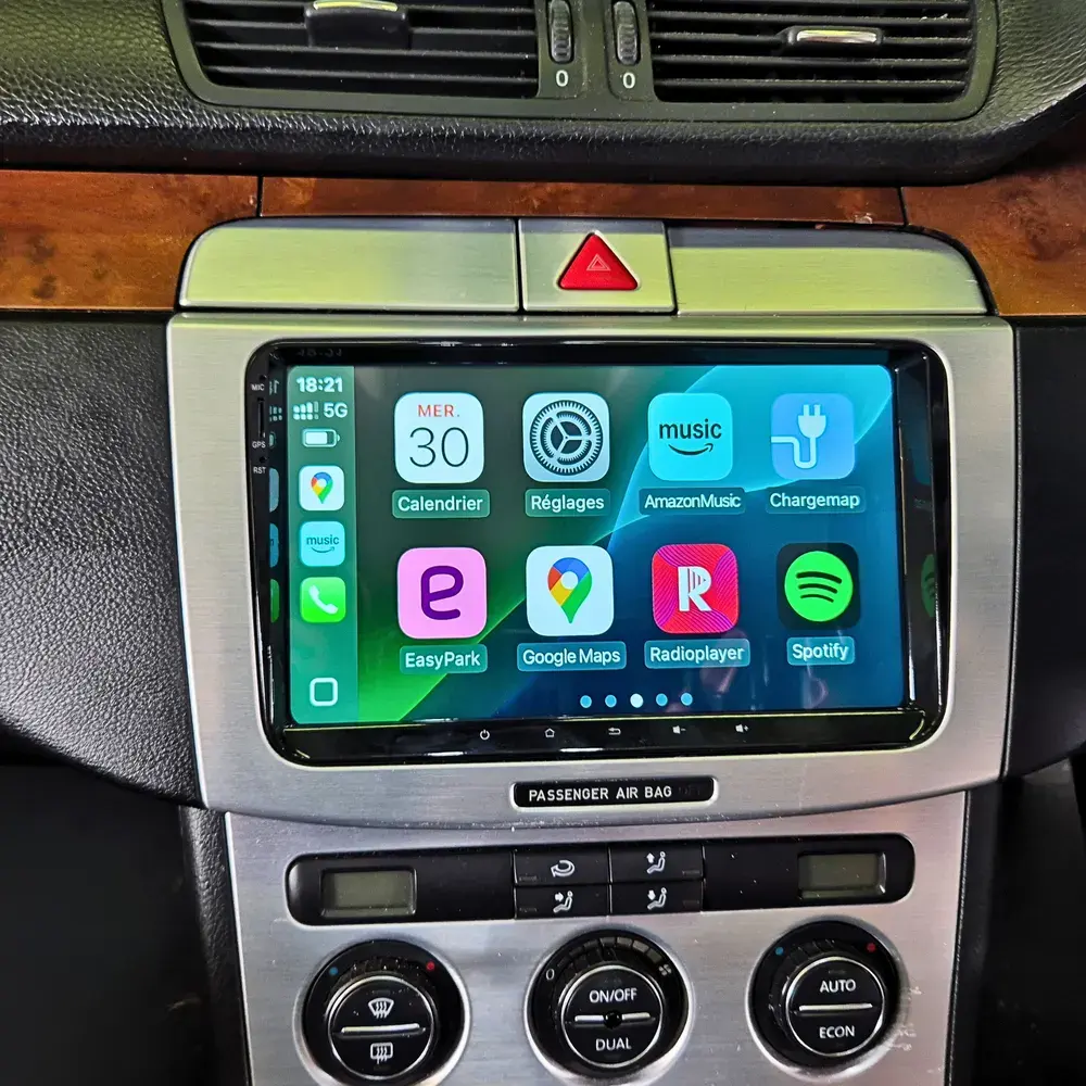 Autoradio Android 9″ pour Volkswagen Passat (2005–2015) · vue 6
