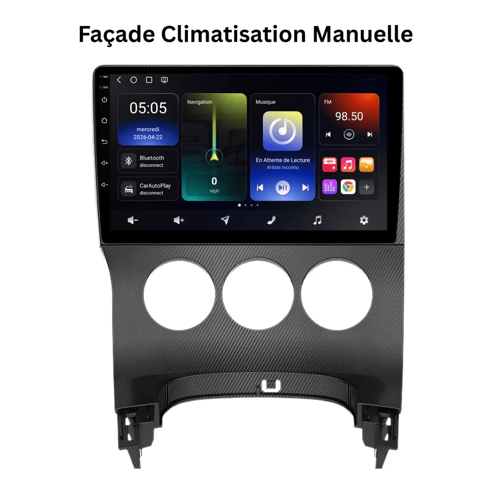 Autoradio Android 9″ pour Peugeot 5008 (2009–2017) · vue 7