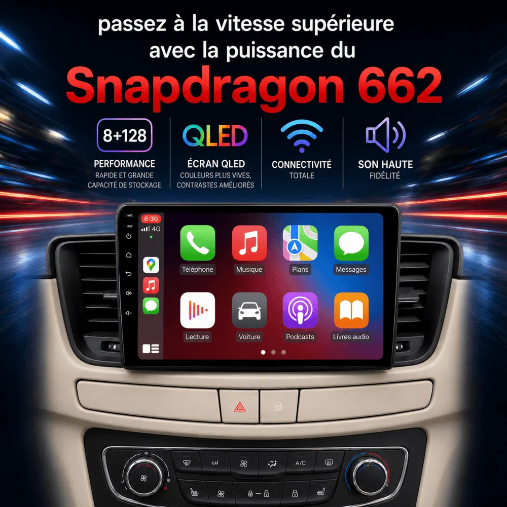 Autoradio Android 9″ pour Peugeot 508