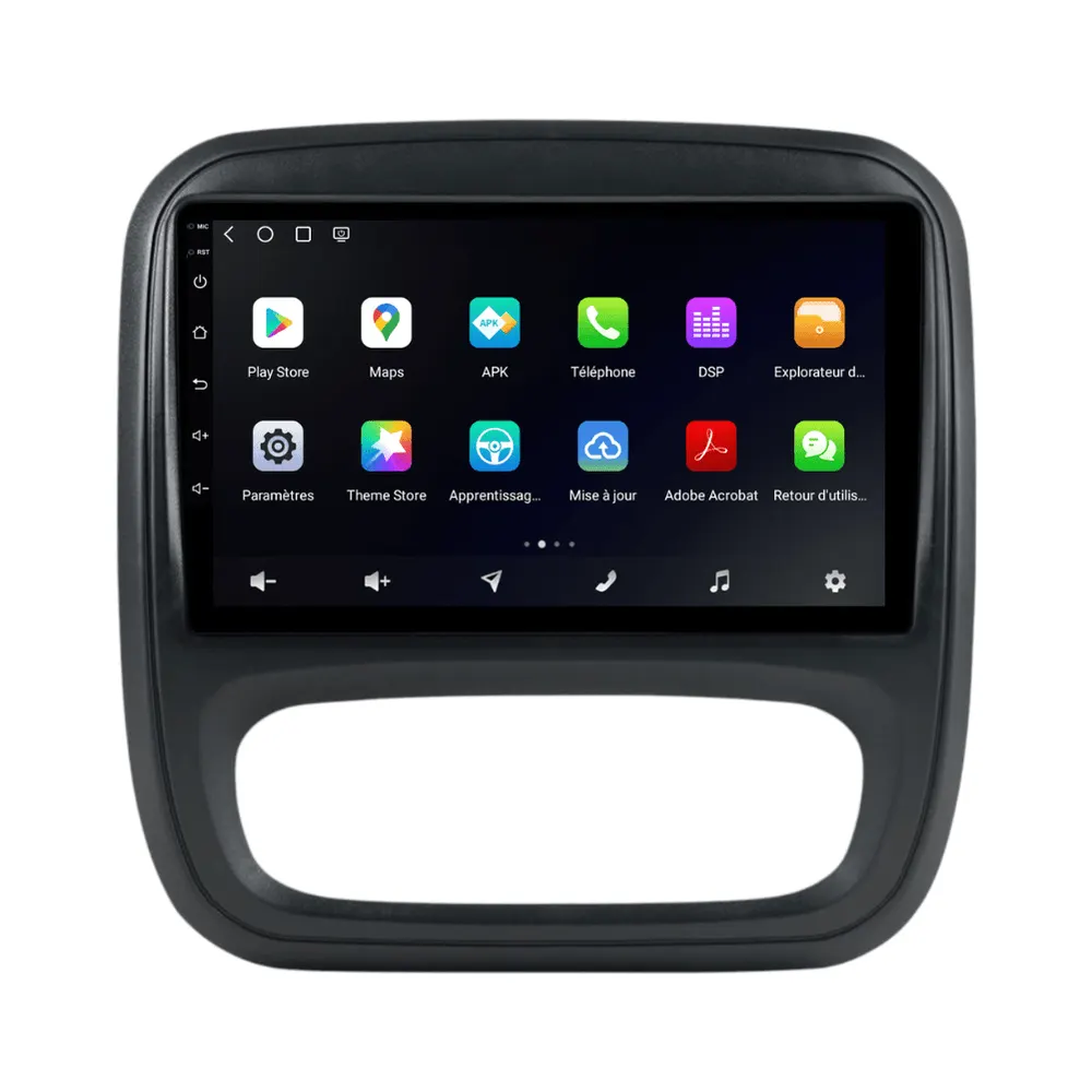 Autoradio Android 9″ pour Renault Trafic 3 (2014–2021) · vue 10