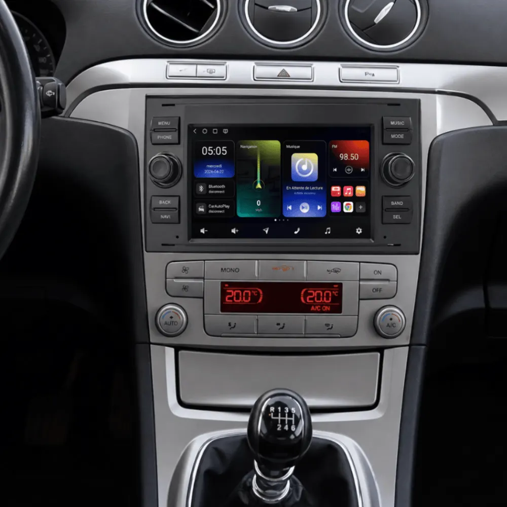 Autoradio Android 7″ pour Ford S-Max (2006–2007) · vue 6