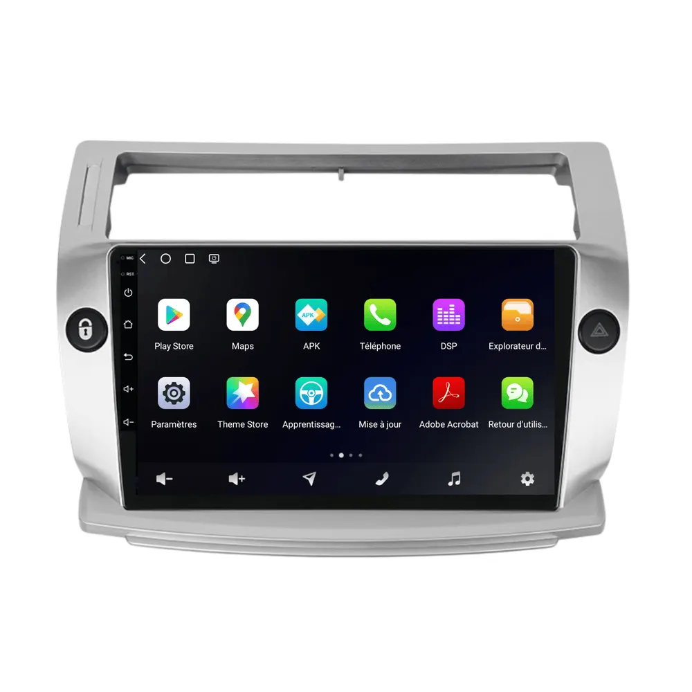 Autoradio Android 9″ pour Citroën C4 (2004–2010) · vue 5