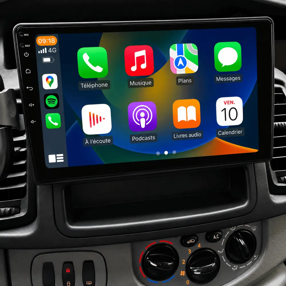Autoradio Android 10,1″ pour Renault Trafic 2 (2002–2014) · vue 6