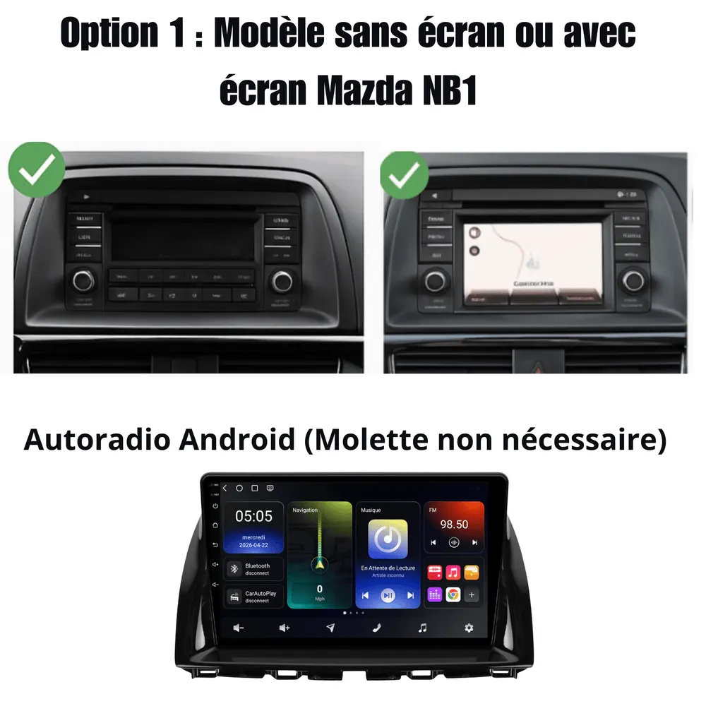 Autoradio Android 10,1″ pour Mazda CX5 (2012–2017) · vue 7