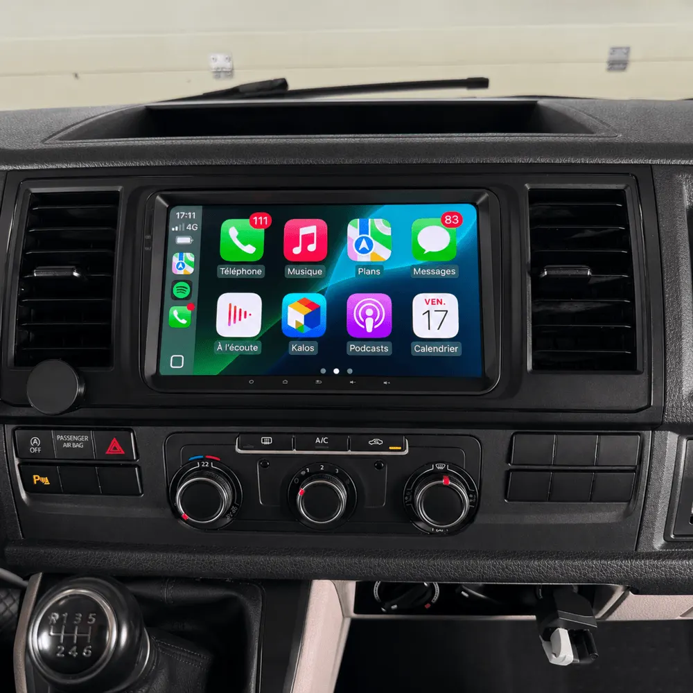 Autoradio Android 9″ pour Volkswagen Multivan/Transporter/Caravelle T6 (2015–2021) · vue 5