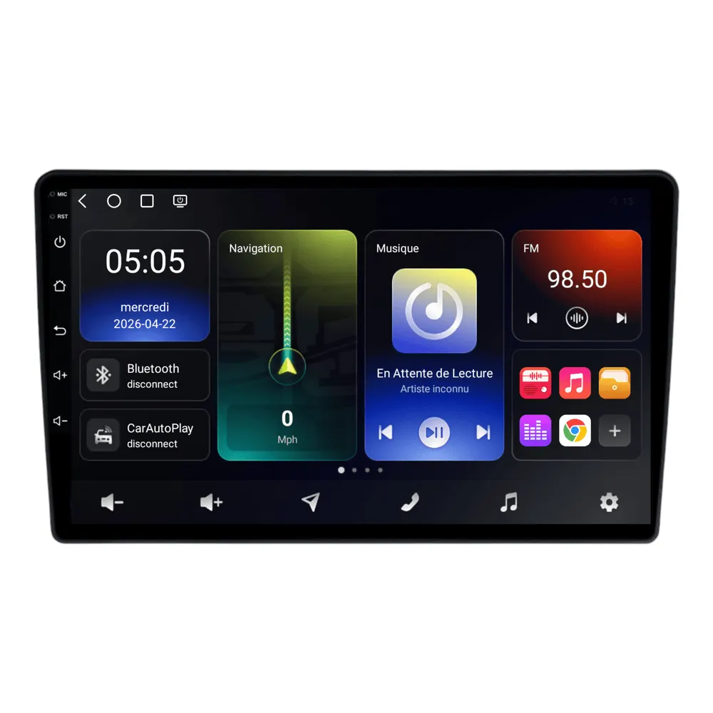 Autoradio Android 9″ pour Citroën Berlingo 2 / Multispace (2008–2018) · vue 2