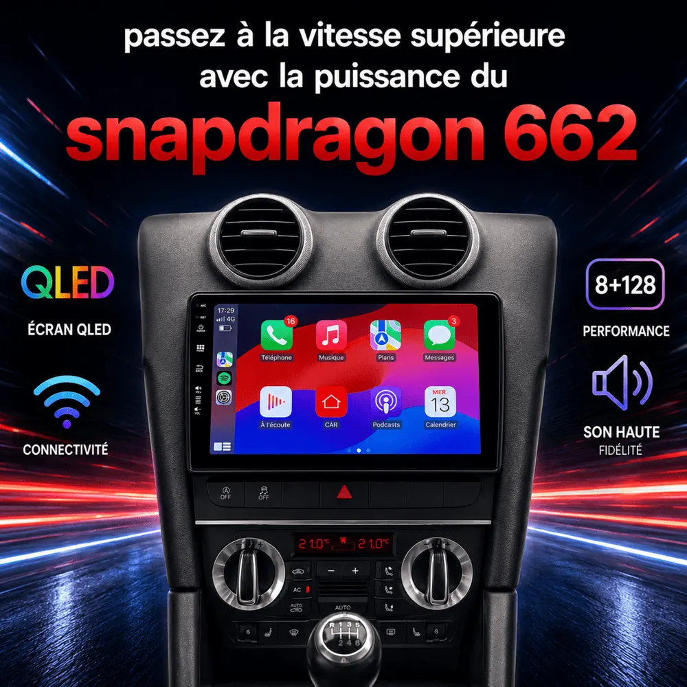 Autoradio Android 9″ pour Audi A3