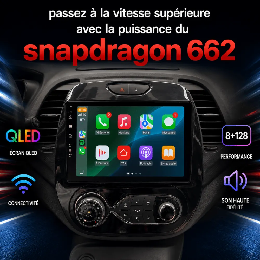 Autoradio Android 9″ pour Renault Captur I