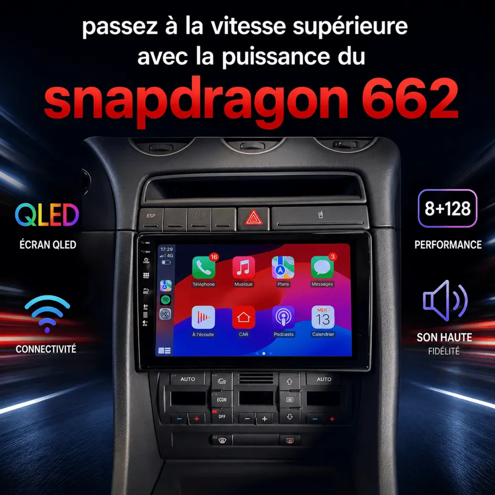 Autoradio Android 9″ pour Audi A4