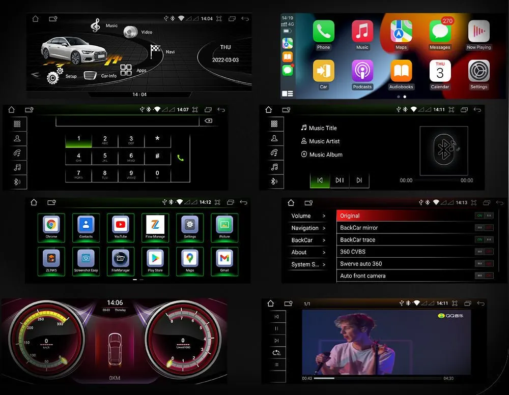 Écran Android pour Audi A5/S5 B9 (2016–2019) · vue 5