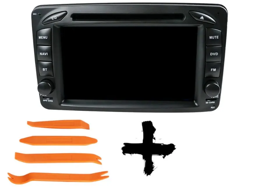 Autoradio Android pour Mercedes Benz CLK W209 (2002–2005) · vue 4