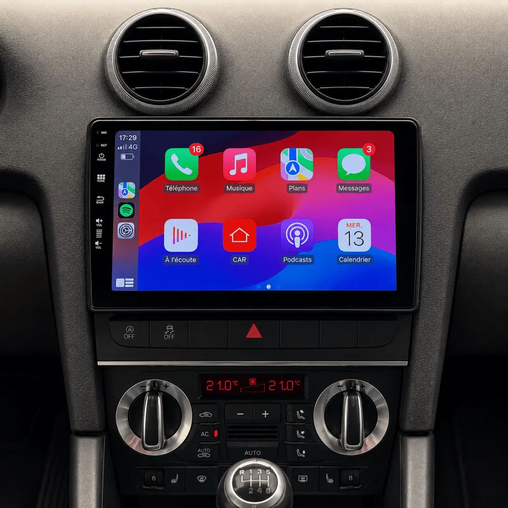 Autoradio Android 9″ pour Audi A3 (2003–2013) · vue 5