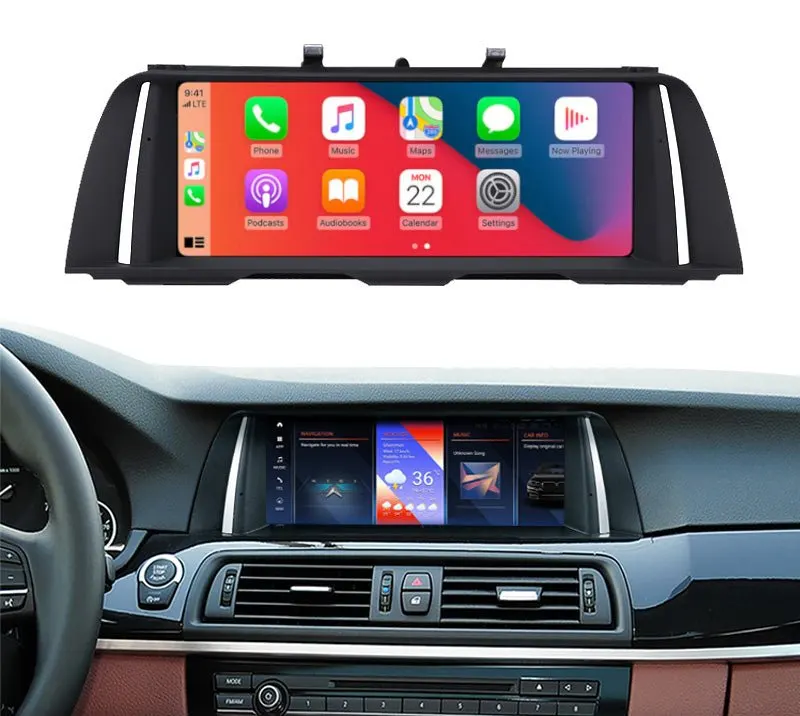 Écran Android 10,25″ pour BMW Série 5 F10/F11/F18 / M5 · CIC (2009–2012) · vue 3