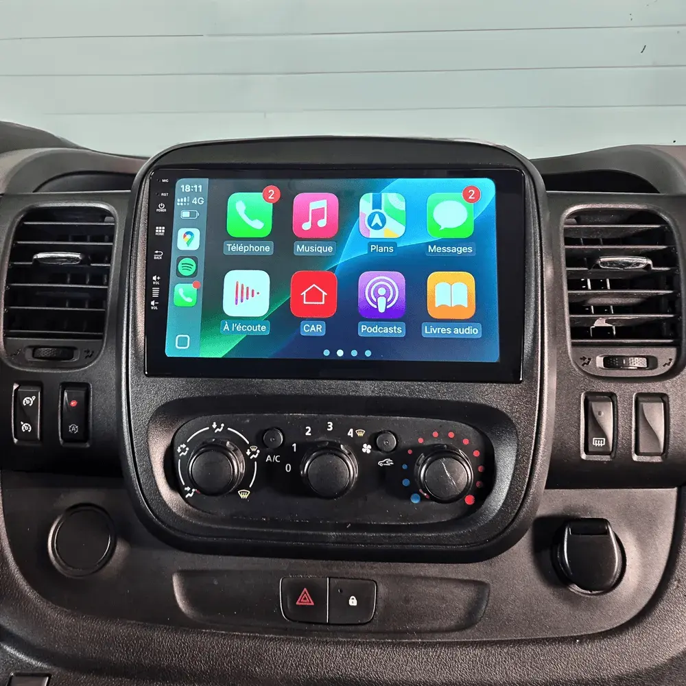 Autoradio Android 9″ pour Renault Trafic 3 (2014–2021) · vue 8