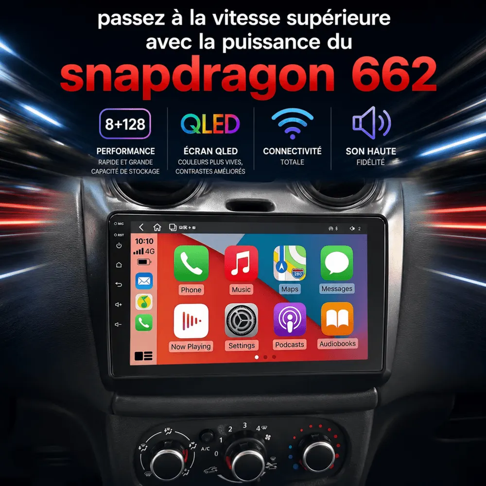 Autoradio Android 9″ pour Dacia Dokker