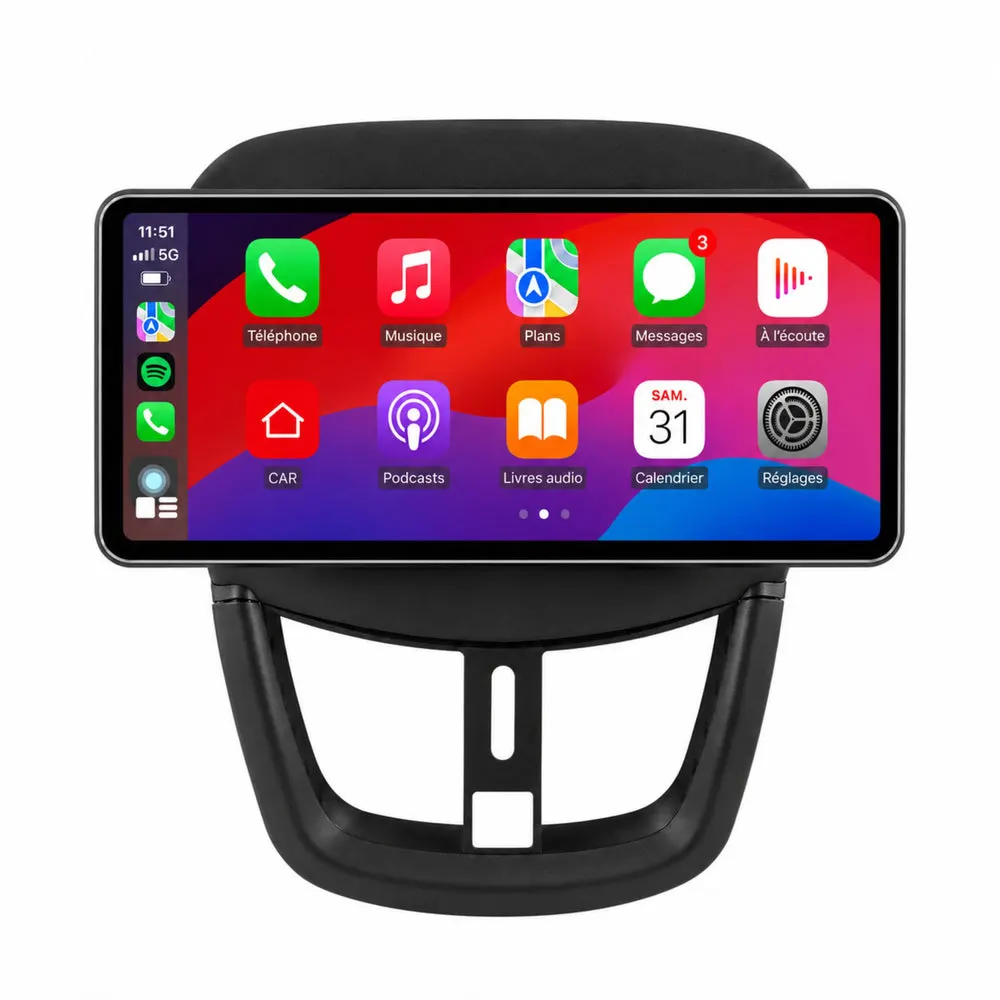 Autoradio Android 12,3″ pour Peugeot 207 (2006–2015) · vue 6