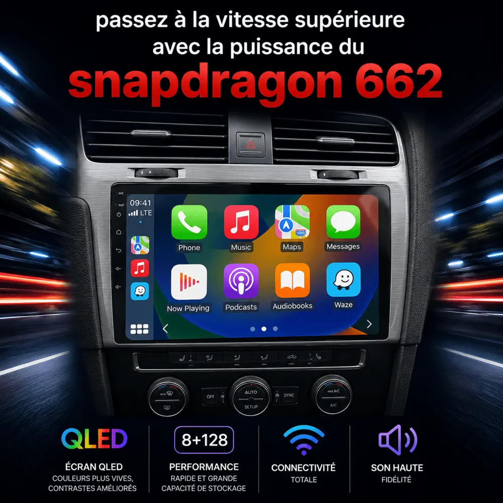 Autoradio Android 10,1″ pour Volkswagen Golf 7