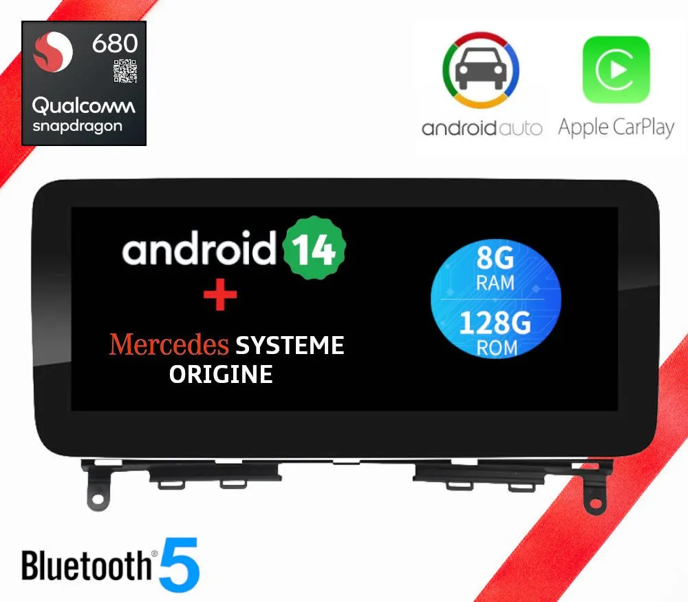 Écran Android 10,25″ pour Mercedes Classe C W204
